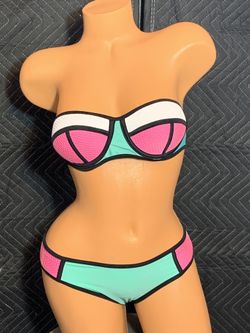 New Pastel Bikini Set w/ Straps