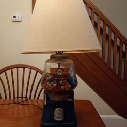 Antique Bubblegum Machine Lamp