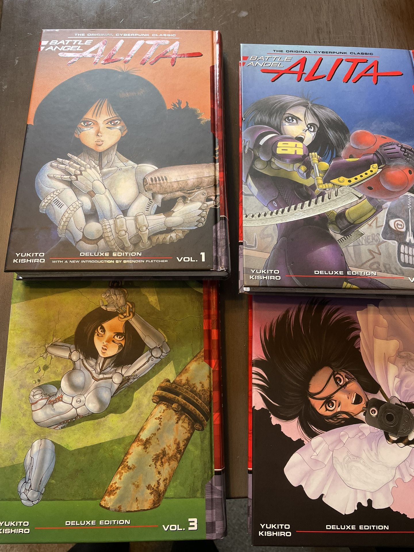 Battle Angel Alita Deluxe Editions 1-4