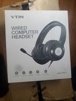 Wired computer headset