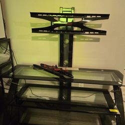 3 Tier Glass TV Stand/mount