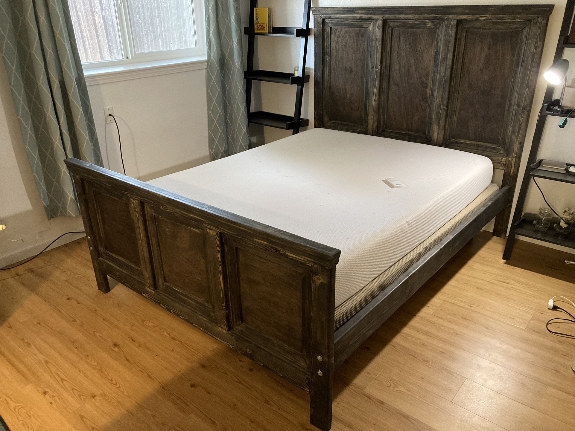 Queen Serta Bed/Mattress with Bed Frame