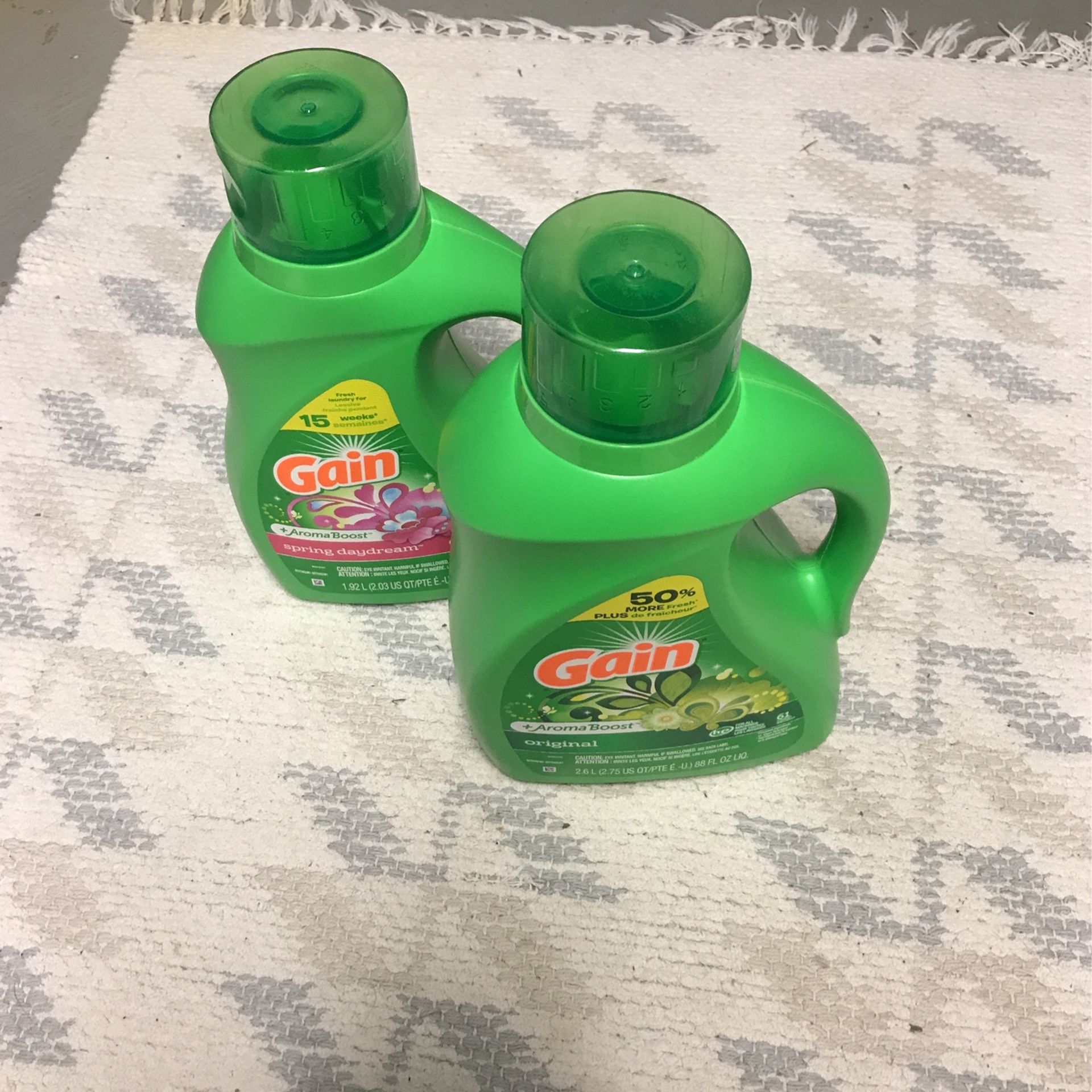 2 Gain Liquid Laundry Detergent 