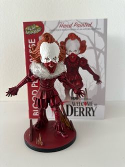 Neca Head Knockers It Welcome To Derry Blood Pennywise Hand Painted Resin Figure