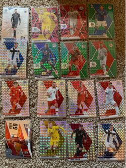 2021 Panini mosaic and Topps Merlin soccer card lot 2021 Panini Mosaic and Topps Merlin soccer card lot