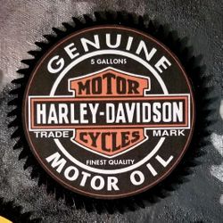 Harley Davidson Decorative Saw Blade