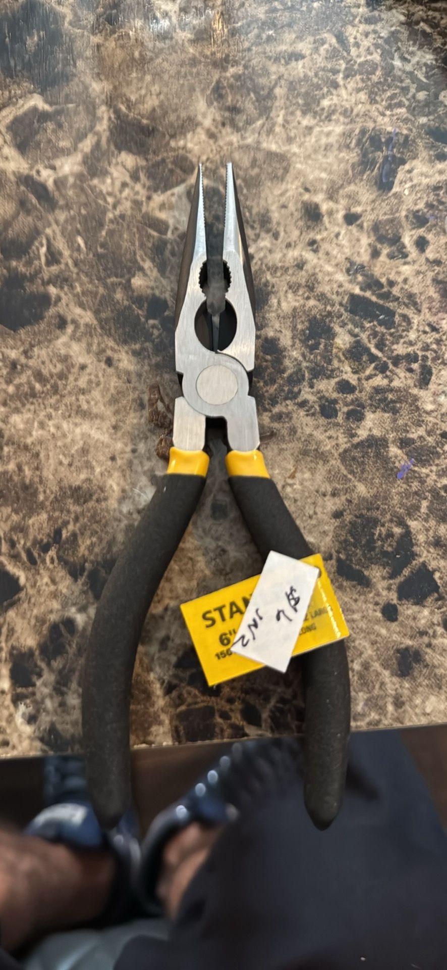 Stanley 6” Long Nose Pliers
