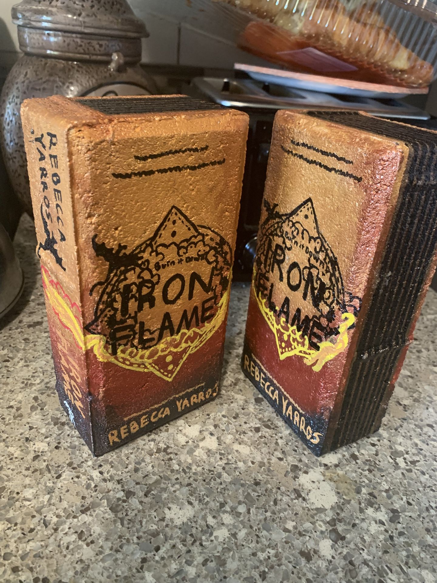 Iron Flame Brick Book Yard Decor