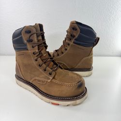 Brunt Marin Welted 8" Comp Toe Boots Mens Size 10.5 Brown Waterproof Work Safety
