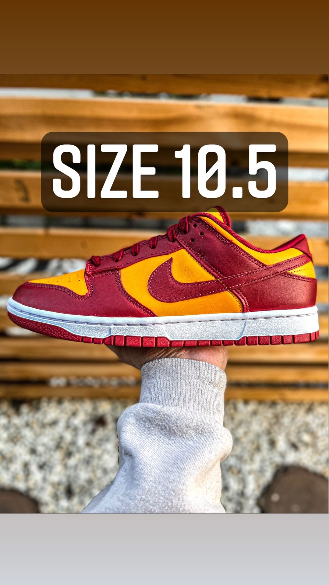 Nike Dunk Low Midas Gold Size 10.5