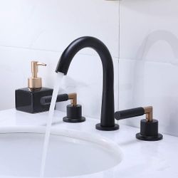 Bathroom Faucet for Sink 3 Hole F22BG