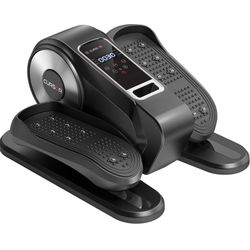 Under Desk Elliptical Machine, Electric Seated Pedal Exerciser, Mini Ellipse Leg