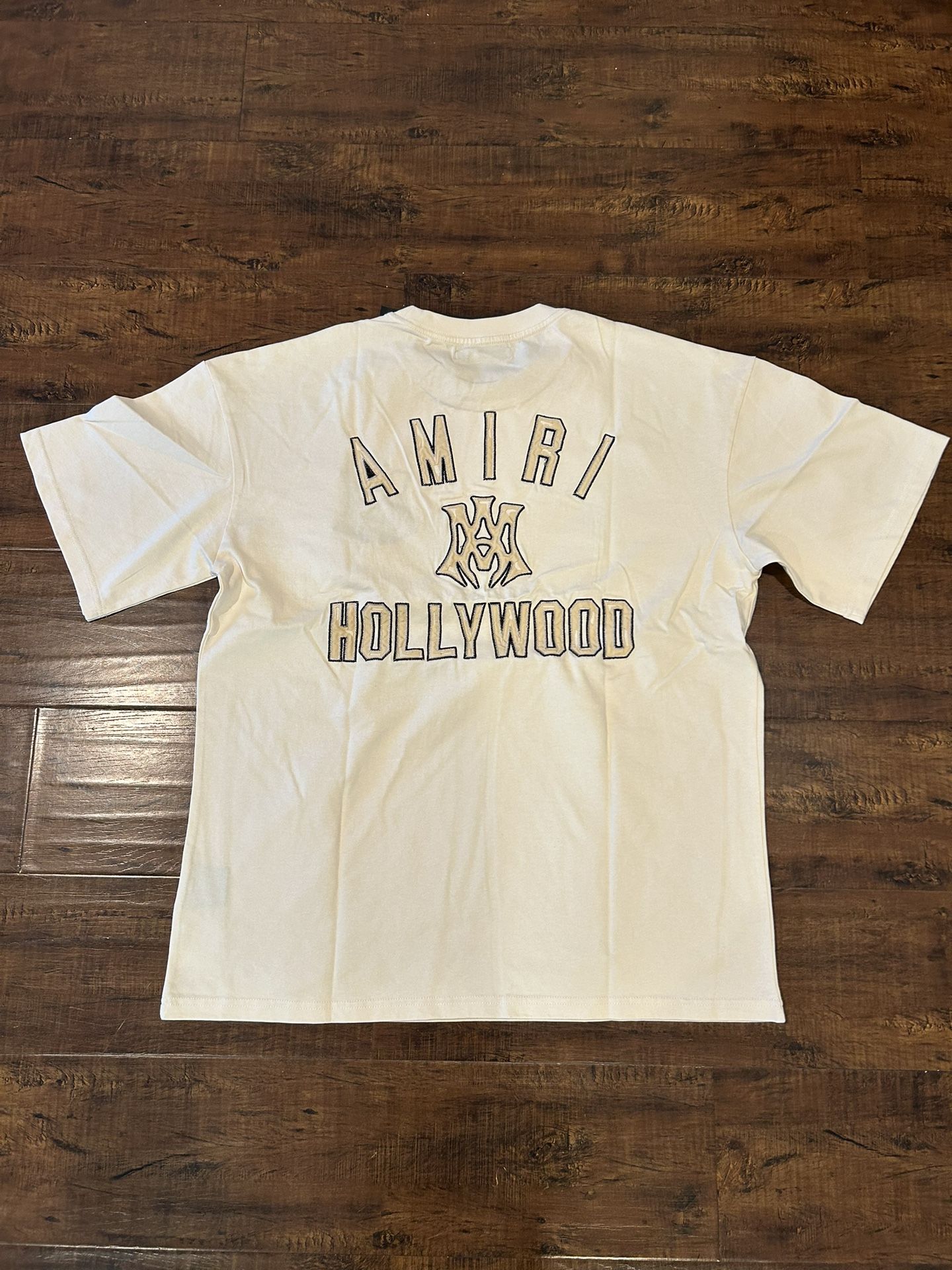 Amiri Cream Color Hollywood T-Shirt ( S M L XL ) Available