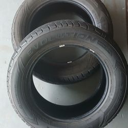 (2) 245/60 R18 Cooper Evolution Winter M&S Tires