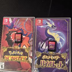POKEMON SCARLET AND VIOLET (LOOKING TO TRADE TOO)