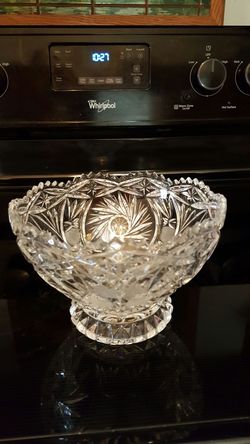 Lead Crystal Serving Bowl