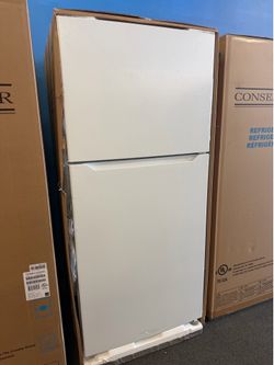 Conservator white top freezer fridge