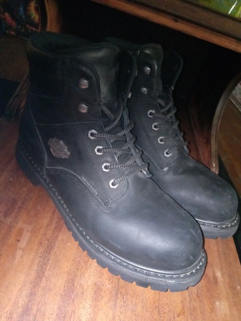 Harley Davidson Mens Gavern Motorcycle Boots