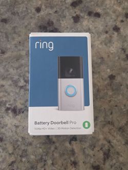 Ring Battery Doorbell Pro
