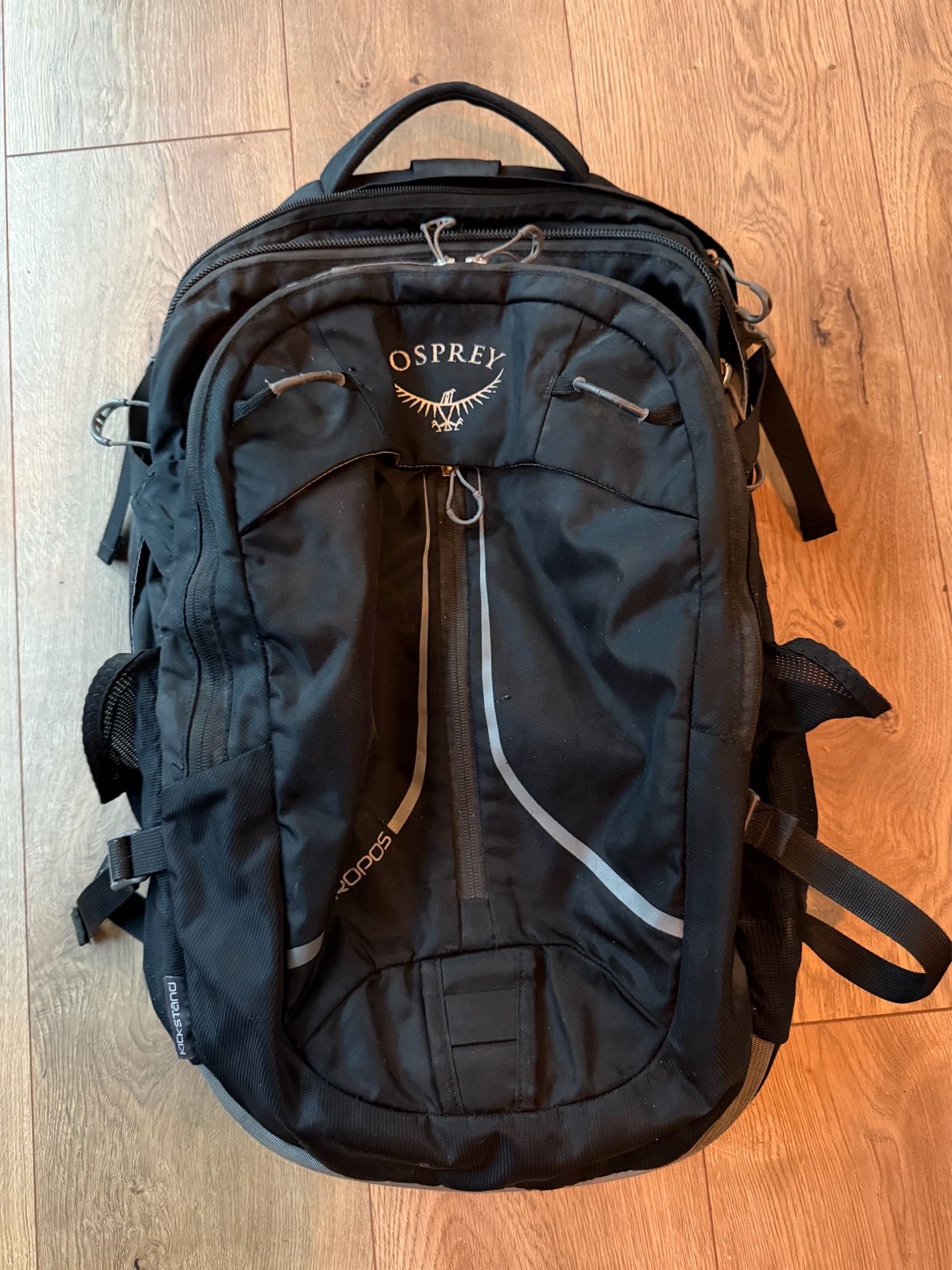 Osprey black backpack