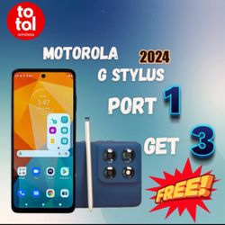 Get Moto G Stylus 2024 Free Upon Porting