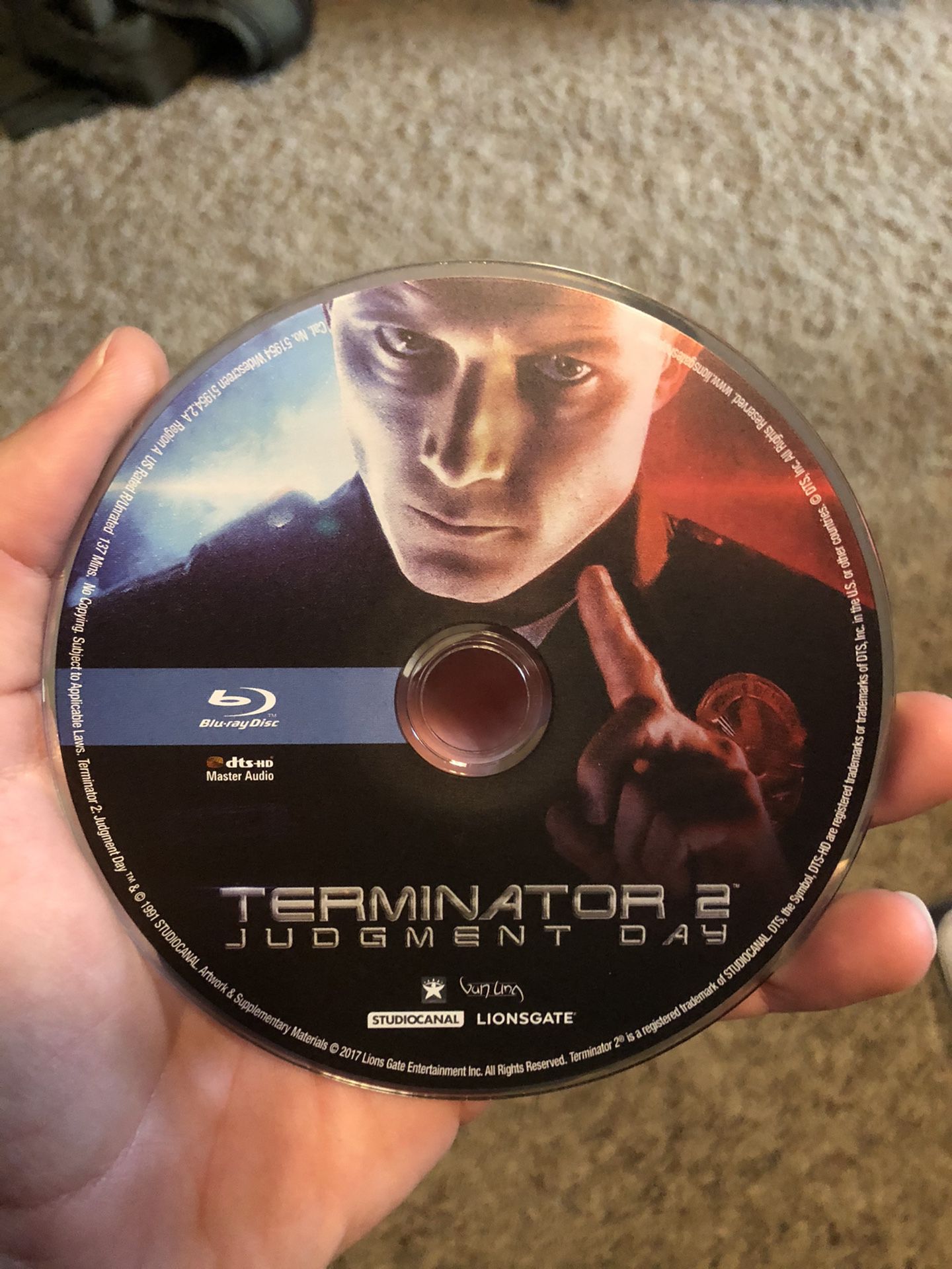 Terminator 2 judgement day Blu-ray