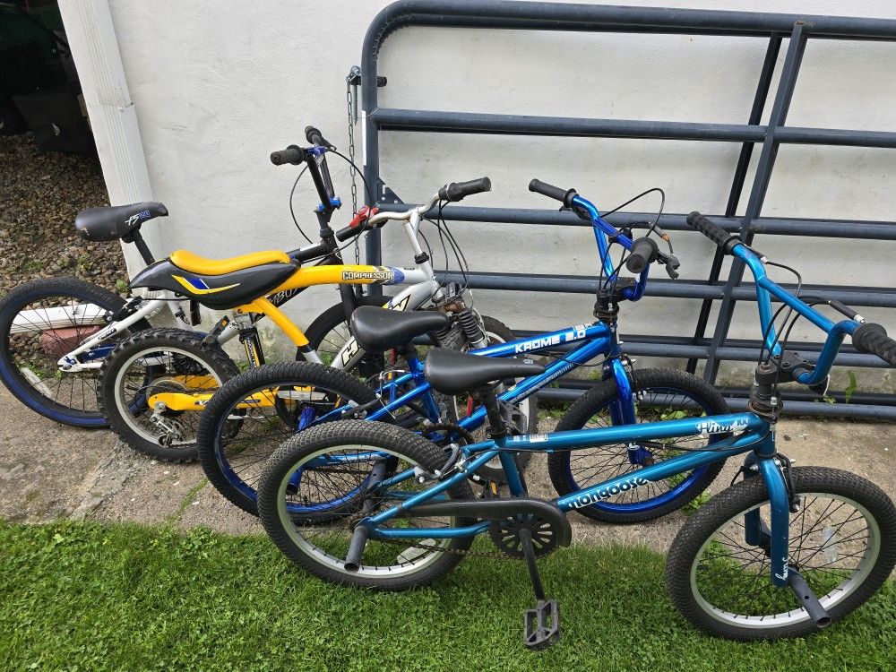 Bikes (4) Bmx 20" Bikrs