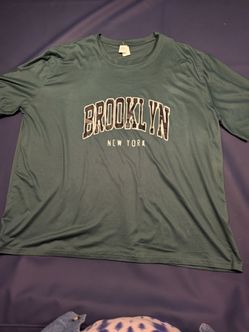 T-shirt: Green Brooklyn Size 3XL
