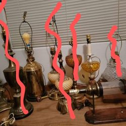 Mid Century Modern MCM Table Lamps 25 Each 