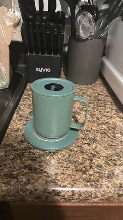 Mug warmer set with lid