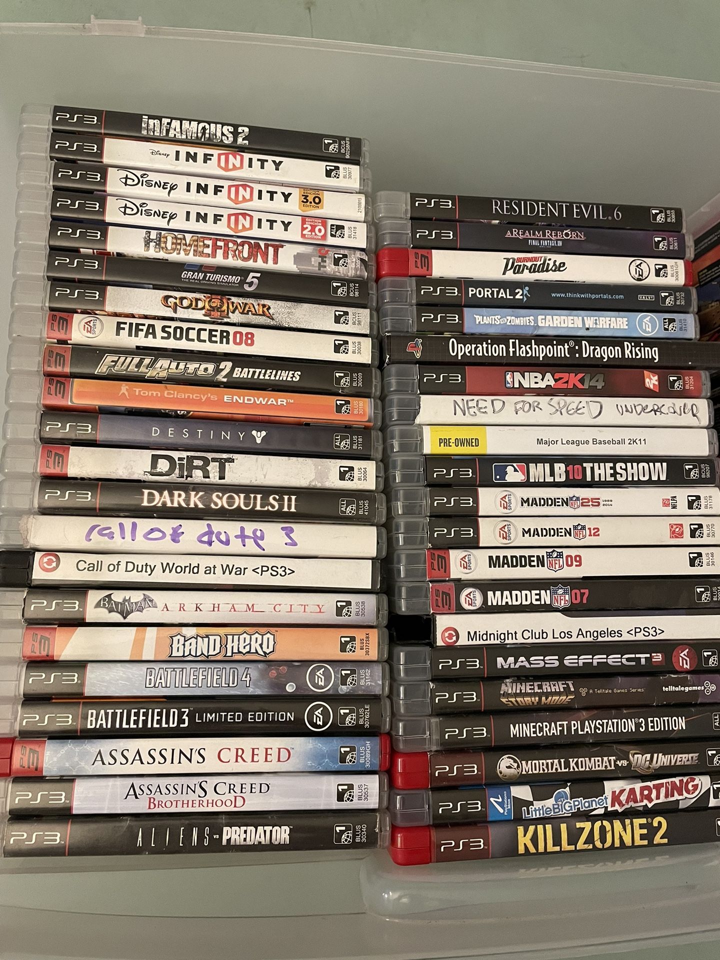 Ps3 Games ($10 Each)