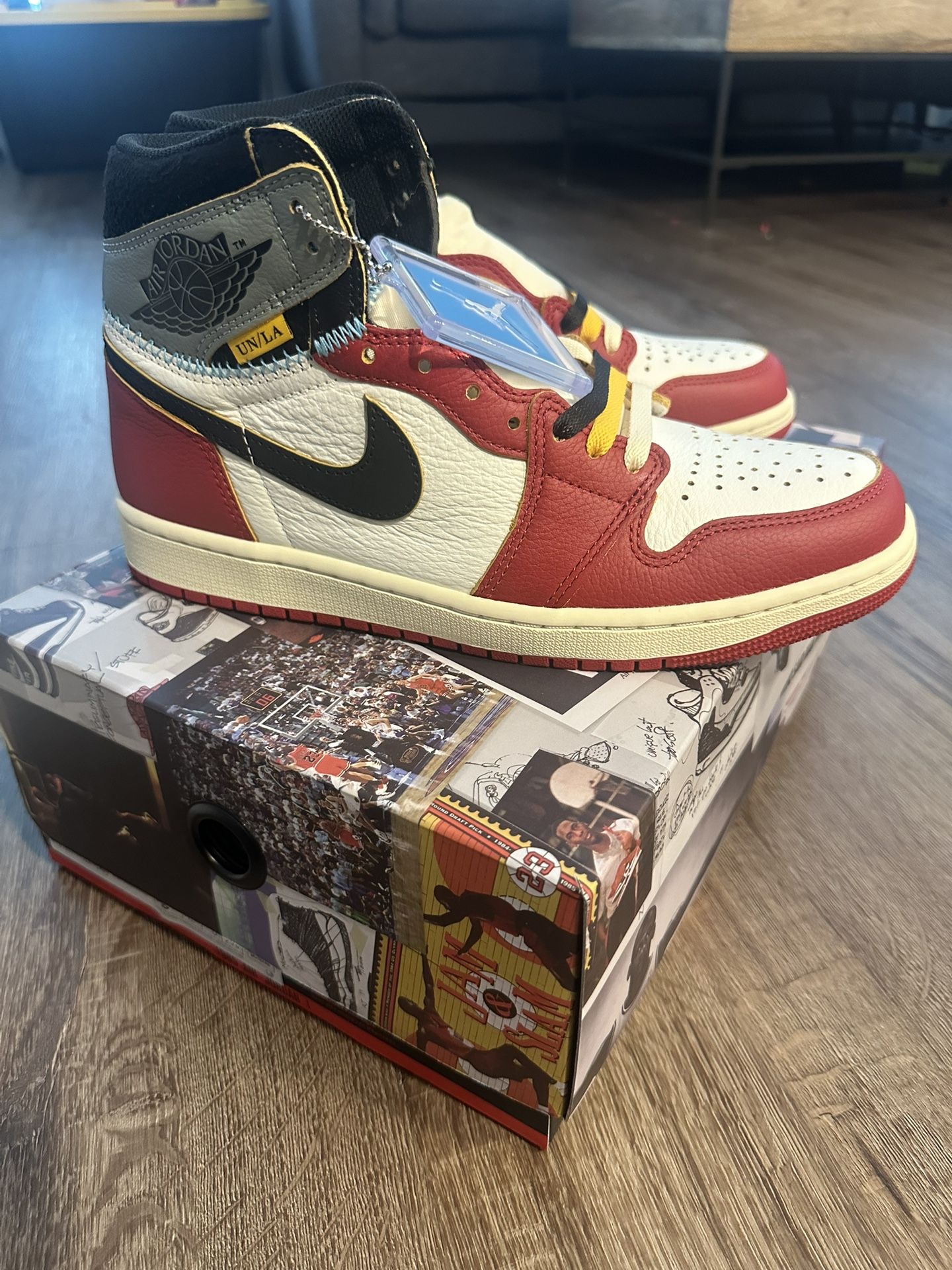 New Jordan 1 Retro High OG SP Union LA Chicago Shadow Size 9