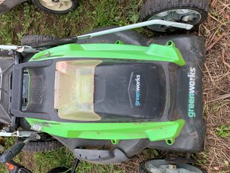 Green works lawnmower