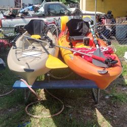2 Perception Sport Fishing Kayaks 
