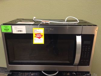 Whirlpool over the stove microwave B1XR