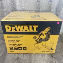 DEWALT 12” Corded Double-Bevel Sliding Miter Saw DWS716