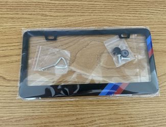 BMW License Plate Frame W Hardware
