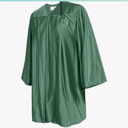 Kids Green Graduation Gown Size 33 Medium New Only Gown 