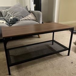Used Dark Oak IKEA Coffee Table 