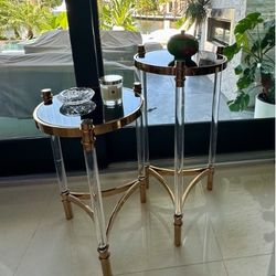 Small Round Decorative Tables (Set Of 2)