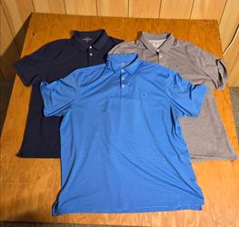 Vineyard Vines Men's Short Sleeve Polos Lot Of 3 Size XXL Sankaty, Edgartown Etc