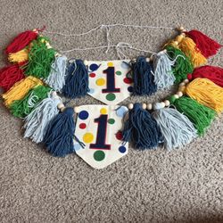 “1” high chair sign