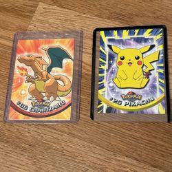 Vintage Rare Charizard and Pikachu 