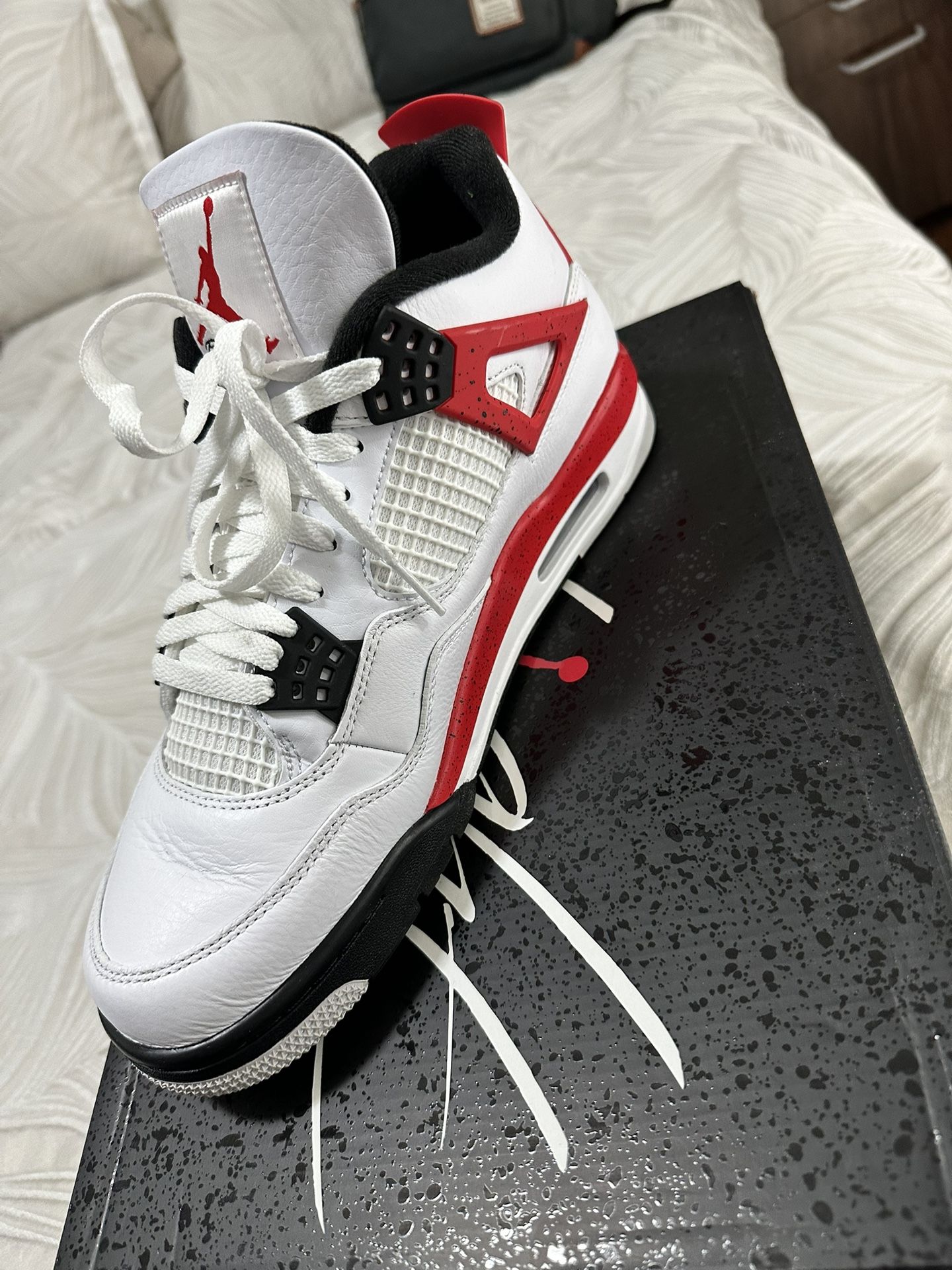 JORDAN 4 RETRO RED CEMENT 2023 10.5 