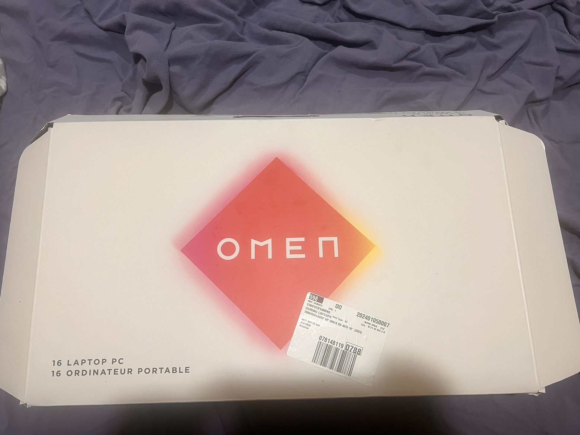 HP Omen 16 Inch Gaming Laptop