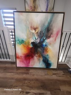 Set of 2 beautiful abstract paintings.