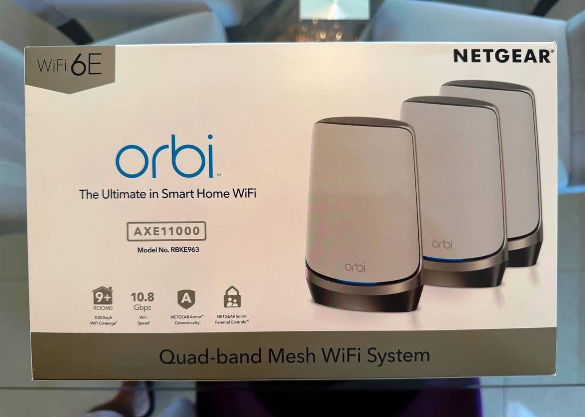 Netgear Orbi RBKE963-100NAS WiFi 6E Mesh System