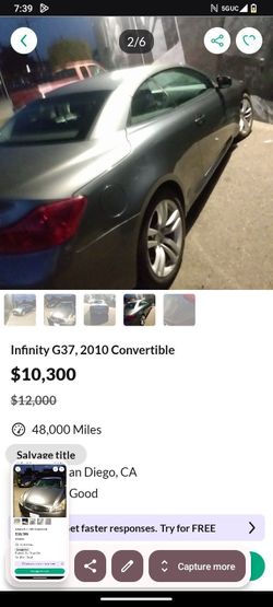 Infinity g37 convertible