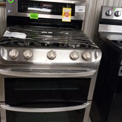 LG LDGST Double Oven Gas Range Stove JH1U