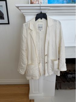 Madewell linen blazer